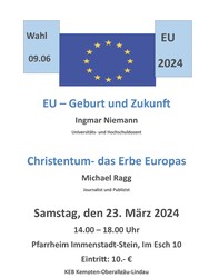 Plakat KEB-Studientag Europa