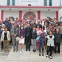 Erste Begegnungsreise mit der Kirche in China - Reisegruppe des Bayerischen Pilgerbüros unter Leitung von Michael Ragg beim Treffen mit chinesischen Glaubensgeschwistern