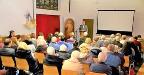 Vortrag im Francesco-Saal des Klosters Waghäusel, November 2019