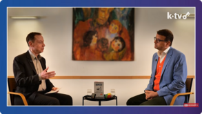 Dr. Raphael Bonelli mit Michael Ragg beim TV-Gespr�ch im Curhaus am Wiener Stephansdom