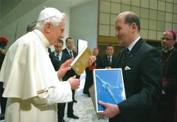Michael Hesemann bei Papst Benedikt