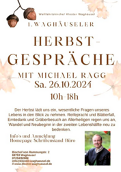 Plakat 1. Waghuseler Herbstgesprche