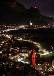 Pfarrkirche St. Luzius und Florin in Walenstadt im Schweizer Kanton Sankt Gallen: Michael Ragg schildert vor mehr als 80 Besuchern das Leid der Christen in vielen Lndern und ruft zur Hilfe auf.