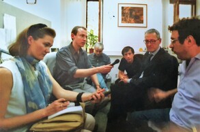 Auf Recherche-Reise in einer Zeitungsredaktion der Westukraine