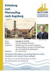 Plakat Pfarrei Kolbermoor