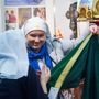 Schwestern der Hl. Elisabeth aus dem weißrussischen Minsk an ihrem Devotionalienstand